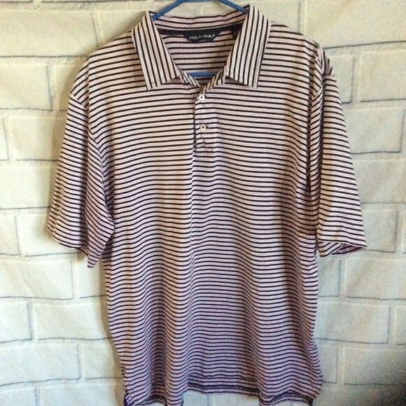 Ralph Lauren Golf Polo Large light Purple Navy - Picture 3 of 5